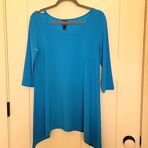 Clara Sun Woo Gorgeous Turquoise Tunic. Size S